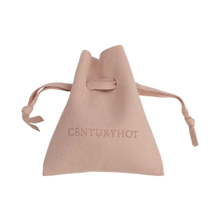  Custom Logo Microfiber Jewelry Drawstring Pouch