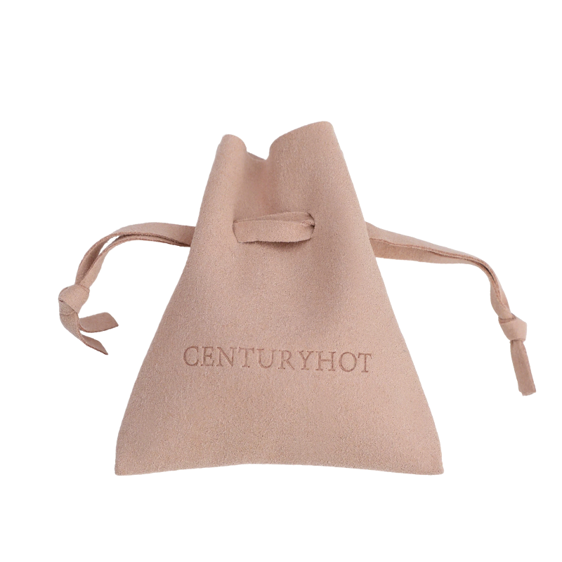  Custom Logo Microfiber Jewelry Drawstring Pouch