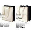 Heavy Duty Flat-Bottom Canvas Tote