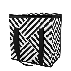 Medium Insulated Food Delivery Bag Foldable Meal Carrier for Takeout