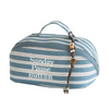 Relax Tassel Cosmetic Bag Plaid Stripe