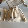 Custom Logo Linen Cotton Drawstring Pouch