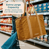Reusable Insulated Grocery Bag with Jute Exterior
