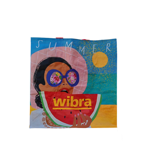 Summer Watermelon Waterproof PP Woven Tote