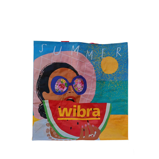 Summer Watermelon Waterproof PP Woven Tote