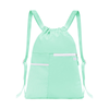 Water Resistant Drawstring Backpack with Mesh Pocket