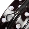 PVC Polka Dot Half Moon Cosmetic Bag