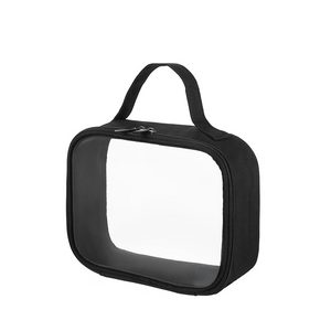 Clear Travel Toiletry Bag with Handle Quart 