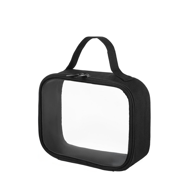 Clear Travel Toiletry Bag with Handle Quart 