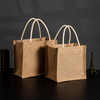 Multi-Size Customized Jute Zipper Tote Bag Collection