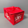 Red Laminated Woven Insulated Thermal Delivery Bag