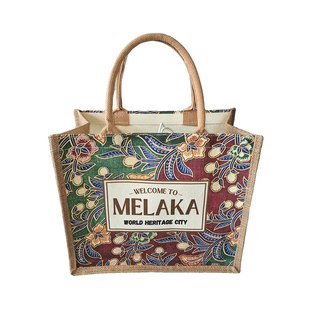 Eco-Friendly Personalized Burlap Shopping Tote