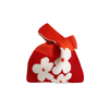 Flower Printed Mini Knot Wrist Bag
