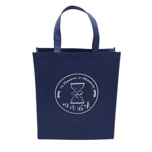 Deep Blue Biodegradable Non-Woven Tote Bag