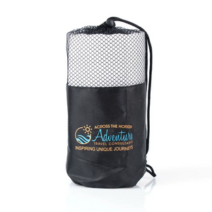 Polyester Mesh Drawstring Bag Custom Logo 