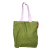 Lazy Style Cotton Tote Bag Color Blocking