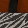 Zebra Print Reusable Tote Bag Three Sizes