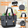 900D Oxford Multi-Compartment Insulated Cooler Tote