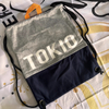 Canvas Nylon Casual Drawstring Backpack with Zipper Pocket