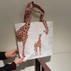 Giraffe Animal Print Waterproof Woven Grocery Bag