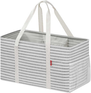 Standing Storage Bag with Metal Wire Frame