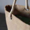 Jute-Tragetasche mit gro&szlig;em Fassungsverm&ouml;gen und Magnetverschluss