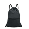 Drawstring Backpack Gym Sack with Zipper Pocket
