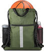 Drawstring Gym Backpack with Side Mesh Pockets
