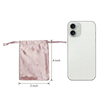 Rose Pink Velvet Drawstring Jewelry Pouches