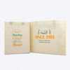 Bookstore Literary Two-Tone Tote Bag Set