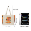 Van Gogh Sunflowers Canvas Tote Bag