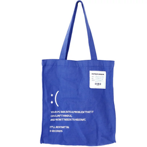  Klein Blue Geek Developer Canvas Messenger Bag