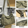 Vintage Washed Canvas Crossbody Messenger Bag
