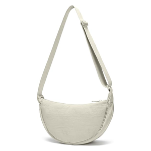 Lightweight Nylon Crescent Sling Crossbody Bag 