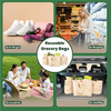 Reusable Grocery Bags With Sides With Bottom