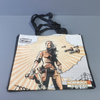  Dual-Sided Character Prints Laminated Woven Tote Bag