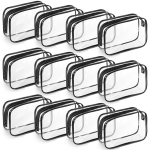 Clear PVC Waterproof Cosmetic Bag Travel Toiletry Pouches