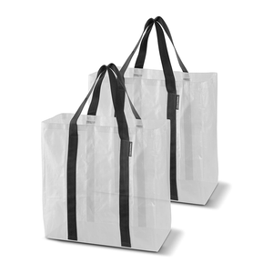 Robuste, faltbare Aufbewahrungstasche mit transparentem Fenster