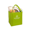 Reinforced Handle Gusseted Base Nonwoven Grocery Bag