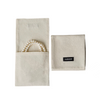 Custom Logo Double-Layer Envelope Jewelry Pouch