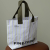 Eco Striped Bag Waterproof PP Woven Carrier