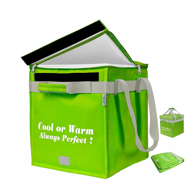 Neon Green Heavy-Duty Insulated Cooler Tote Bag