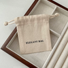 Custom Logo Linen Cotton Drawstring Pouch