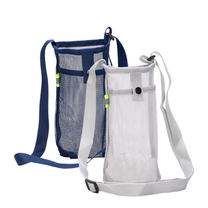 Breathable Mesh Crossbody Water Bottle Sling Bag