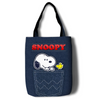 Snoopy Theme Canvas Shopping Bag Collection