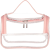 Pink Heavy Duty Clear PVC Toiletry Organizer 