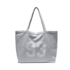 Woman Number Print Large Commuter Canvas Tote Bag