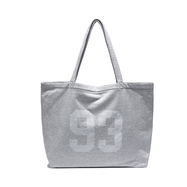 Woman Number Print Large Commuter Canvas Tote Bag