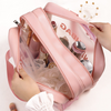 Wet Dry Separation Transparent Travel Toiletry Bag