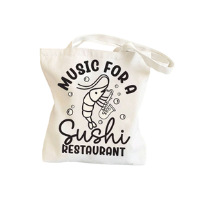 Heavy Duty Sushi Tote Canvas Bag